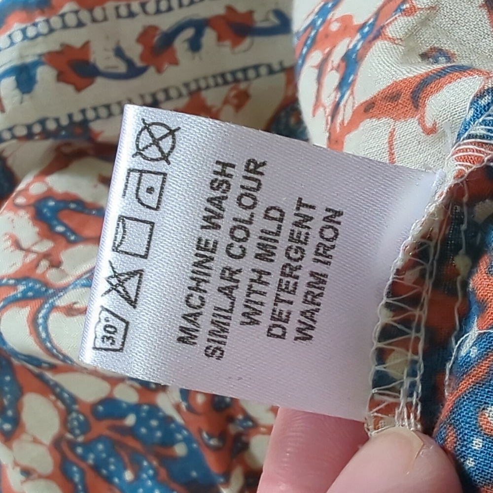 ANTHRO I NWT Smocked Tiered Boho Foral Mabel Maxi Dress by Love the Label, S - Picture 12 of 16